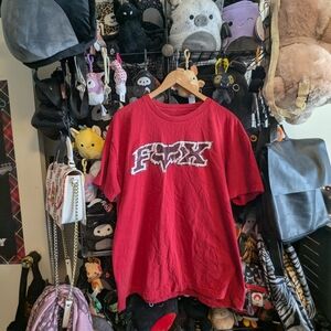 Fox Racing Red Logo Graphic Tee